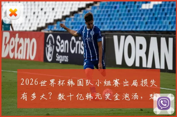 2026世界杯韩国队小组赛出局损失有多大?数十亿韩元奖金泡汤,球员收入锐减